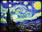 Starry Nights Vincent Van Gogh Art Fridge Magnet 6x8 Large For Sale