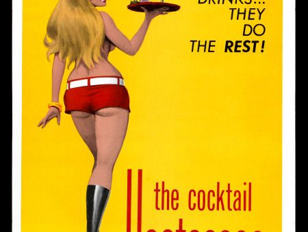 Cocktail Hostesses Sexy Adult Movie Poster Fridge Magnet 6x8 Large Online Sale