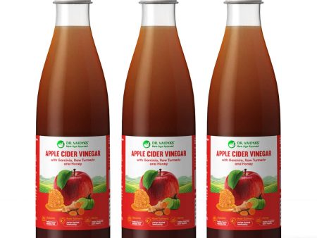 Ayurvedic Apple Cider Vinegar for Weight Loss - Pack of 3 Supply