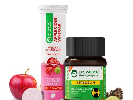 Apple Cider Vinegar Effervescent & Herboslim Combo: Your Natural Weight Loss Companion Hot on Sale