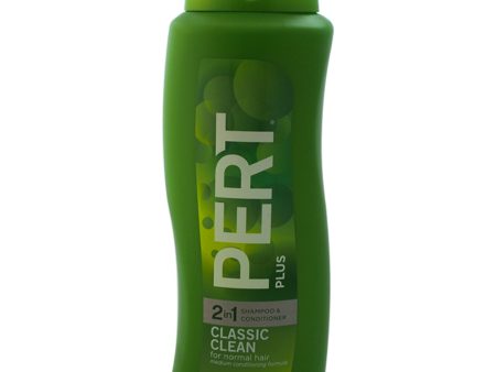 Classic clean 2 in 1 Shampoo and Conditioner For Normal Hair by Pert for Unisex - 25.4 oz Shampoo and Conditioner Online Sale