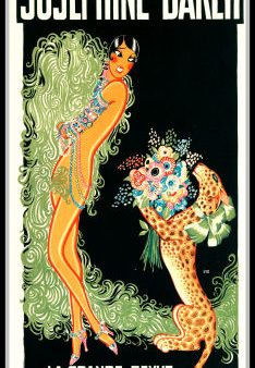 Casino De Paris Josephine Baker Vintage Poster FRIDGE MAGNET 8x17.5 Large Supply