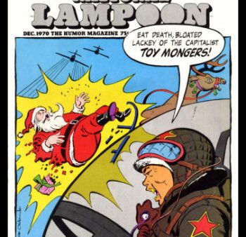 National Lampoon Magazine Christmas Cover Issue Fridge Magnet 6x8 Large Cheap