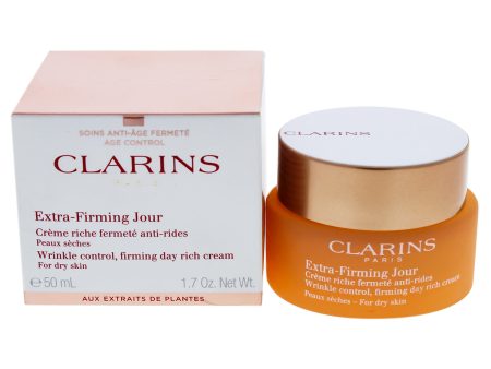 Extra-Firming Day Wrinkle Control Firming Rich Cream - Dry Skin by Clarins for Unisex - 1.7 oz Cream Online Hot Sale