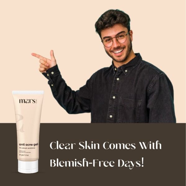 Best Anti Acne Gel for Men | Pimple Removal for Clear Skin | Niacinamide Gel | Salicylic acid Gel Online now