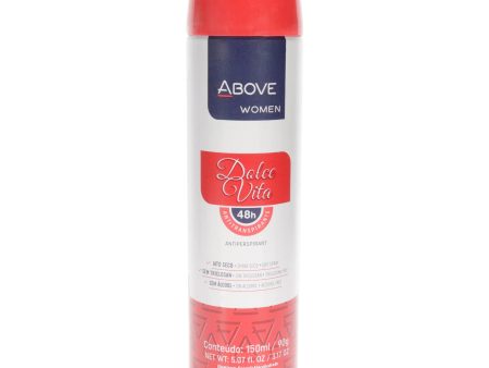 48 Hours Antiperspirant Deodorant - Dolce Vita by Above for Women - 3.17 oz Deodorant Spray Hot on Sale