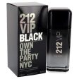 212 VIP Black by Carolina Herrera for Men Eau De Parfum Spray, 6.8 Oz Discount