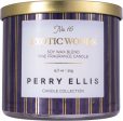 PERRY ELLIS EXOTIC WOODS by Perry Ellis , SCENTED CANDLE 14.5 OZ Discount