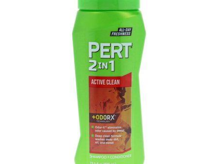 2 in 1 Active Clean Shampoo and Conditioner by Pert for Unisex - 13.5 oz Shampoo and Conditioner Cheap