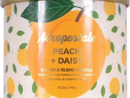 AEROPOSTALE PEACH & DAISY by Aeropostale , CANDLE 14.5 OZ Online now