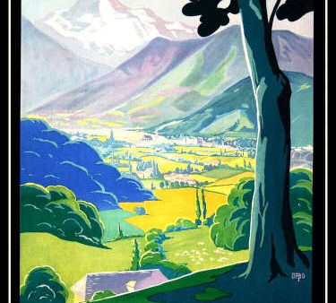 Bagneres de Bigorre France Travel Poster Fridge Magnet 6x8 Large Online Hot Sale