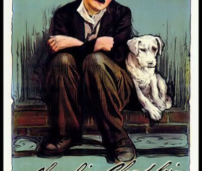 A Dogs Life Charlie Chaplin Movie Poster Fridge Magnet 6x8 Large Hot on Sale