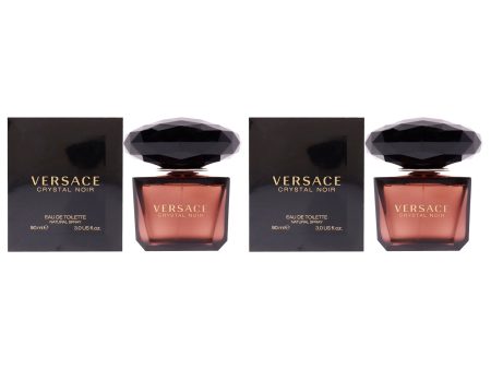 Versace Crystal Noir by Versace for Women - 3 oz EDT Spray - Pack of 2 For Discount