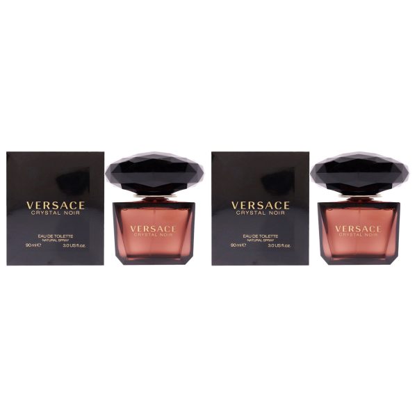 Versace Crystal Noir by Versace for Women - 3 oz EDT Spray - Pack of 2 For Discount