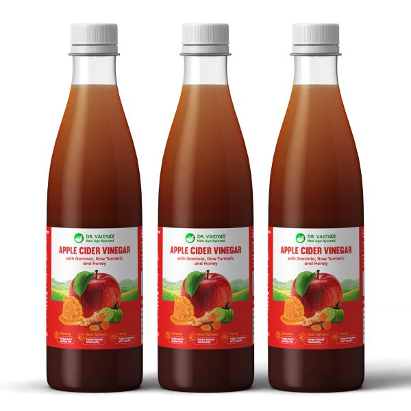 First-Ever Ayurvedic Apple Cider Vinegar With Garcinia, Raw Turmeric & Honey by Dr. Vaidya’s Supply