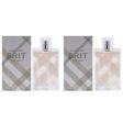 Burberry Brit by Burberry for Women - 3.3 oz EDT Spray - Pack of 2 For Cheap