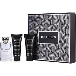 BOUCHERON QUATRE by Boucheron , EDT SPRAY 3.3 OZ & AFTERSHAVE 3.3 OZ & SHOWER GEL 3.3 OZ on Sale