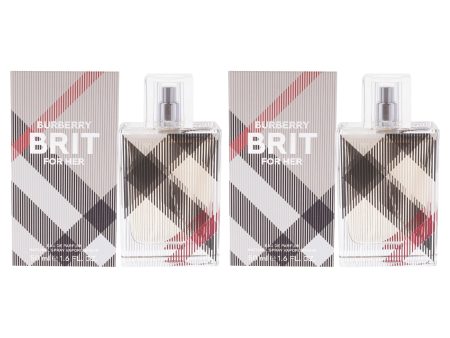 Burberry Brit by Burberry for Women - 1.7 oz EDP Spray - Pack of 2 Sale