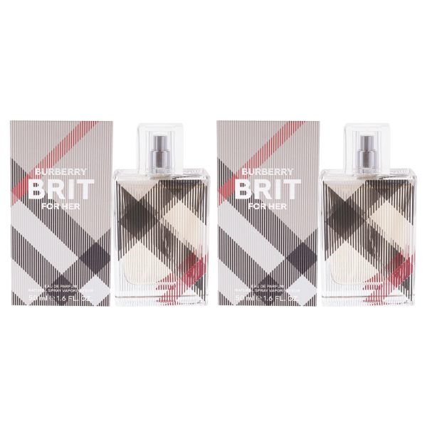 Burberry Brit by Burberry for Women - 1.7 oz EDP Spray - Pack of 2 Sale