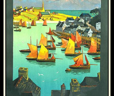 Chemin de Fer d Orleans France Travel Poster Fridge Magnet 6x8 Large Online now