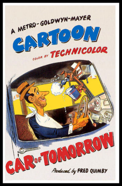 Car of Tomorrow Animation Classic Movie Poster Fridge Magnet 6x8 Large For Cheap