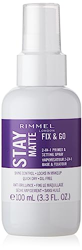 Rimmel, Stay Matte Primer and Stay Matte Setting Spray 3.4 Fl Oz (Pack of 1) Sale