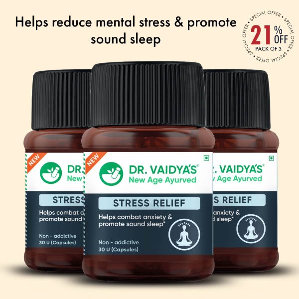 Stress Relief: Ayurvedic Stress Remedy That Helps Improves Sleep & Mental Health For Sale