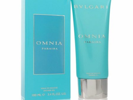 Bvlgari Omnia Paraiba for Women 3.4 oz Shower Oil For Discount