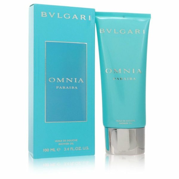 Bvlgari Omnia Paraiba for Women 3.4 oz Shower Oil For Discount