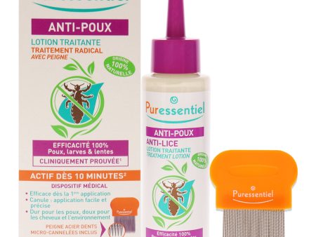 Anti-Lice Treatment Lotion Plus Comb by Puressentiel for Unisex - 3.4 oz Treatment Fashion