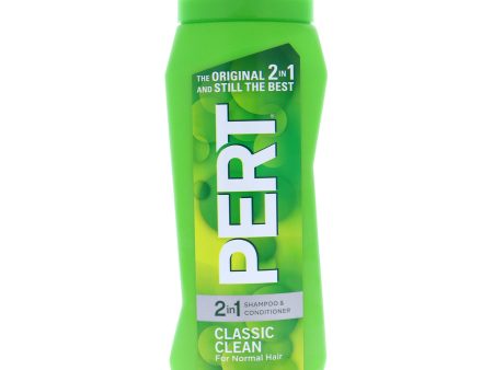 Classic clean 2 in 1 Shampoo and Conditioner by Pert for Unisex - 13.5 oz Shampoo and Conditioner Sale