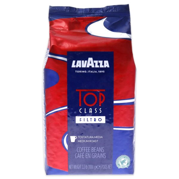 Lavazza Top Class Filtro Whole Bean Coffee Medium Roast 2.2LB Bag Fashion