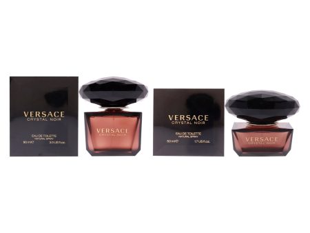 Versace Crystal Noir Kit by Versace for Women - 2 Pc Kit 3oz EDT Spray, 1.7oz EDT Spray Online now