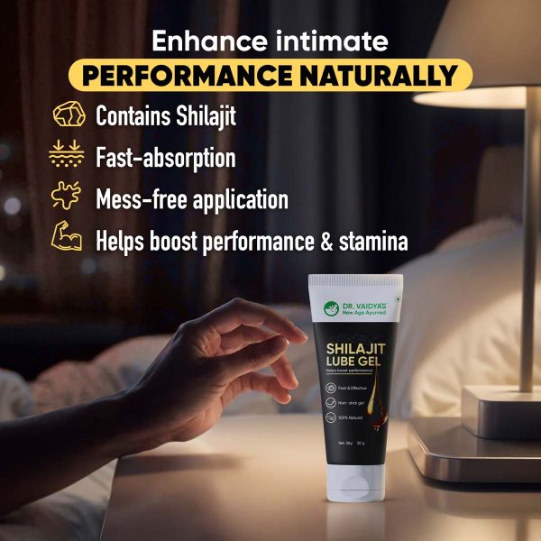 Shilajit Lube Gel: Non-Stick, Fast-Absorbing Shilajit-Infused Gel For Discount