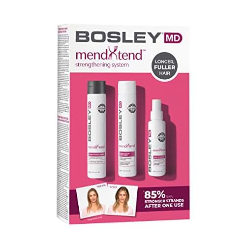 BOSLEY by Bosley , MENDXTEND STRENGTHENING SYSTEM (STRENGTHENING SHAMPOO, STRENGTHENING CONDITIONER, LEAVE-IN TREATMENT) For Sale