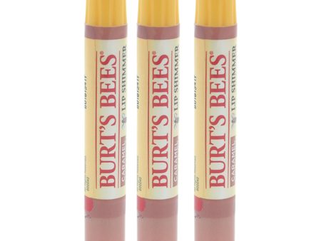 Burts Bees Lip Shimmer - Caramel by Burts Bees for Women - 0.09 oz Lip Shimmer - Pack of 3 on Sale