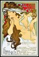 Alphonse Mucha Salon des Cent Vintage Poster Fridge Magnet 6x8 Large Cheap