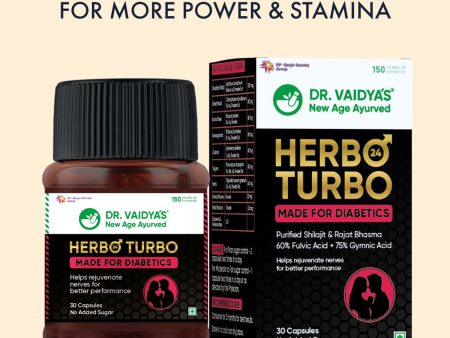 मधुमेह रोगियों के लिए स्टेमिना बढ़ाने का नुस्खा Herbo24Turbo for Diabetes Hot on Sale