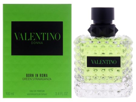 Valentino Donna Born In Roma Green Stravaganza by Valentino for Women - 3.4 oz EDP Spray Sale