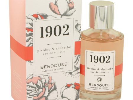 1902 Pivoine & Rhubarbe by Berdoues Eau De Toilette Spray 3.38 oz Discount