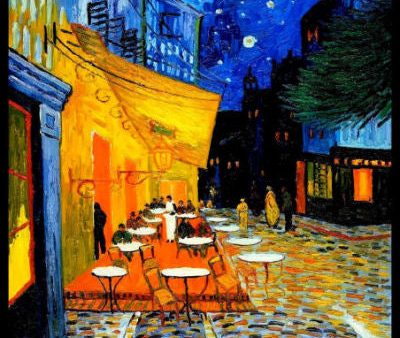 Cafe Terrace at Night Vincent Van Gogh Art Fridge Magnet 12x14 Large For Discount