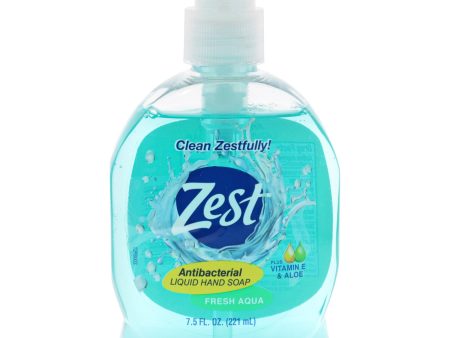 Antibacterial Liquid Hand Soap - Fresh Aqua by Zest for Unisex - 7.5 oz Soap For Discount