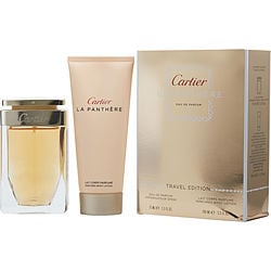 CARTIER LA PANTHERE by Cartier , EAU DE PARFUM SPRAY 2.5 OZ & BODY LOTION 3.3 OZ (TRAVEL OFFER) For Sale